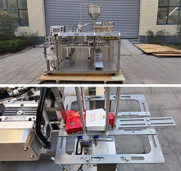 全自動沙棘原漿包裝機細節展示